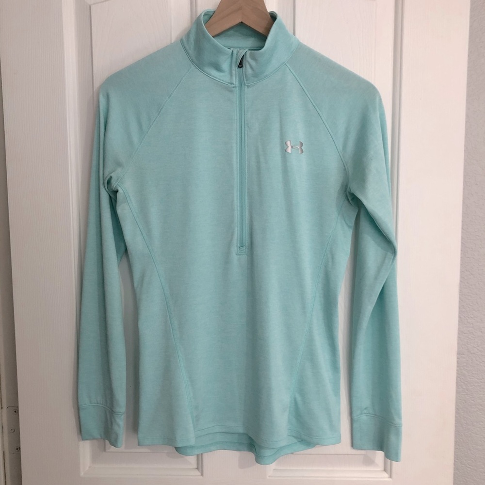 Under Armour Light Blue Half Zip Pullover